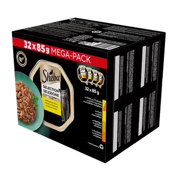Sheba Delicatezze Selezione Delicata in salsa Multipack 32x85 gr Selezione Delicata - immagine 1