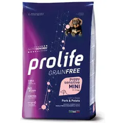 Prolife Grain Free Puppy Sensitive Mini Maiale e patate 600 gr - Crocchette monoproteiche cane - immagine 1