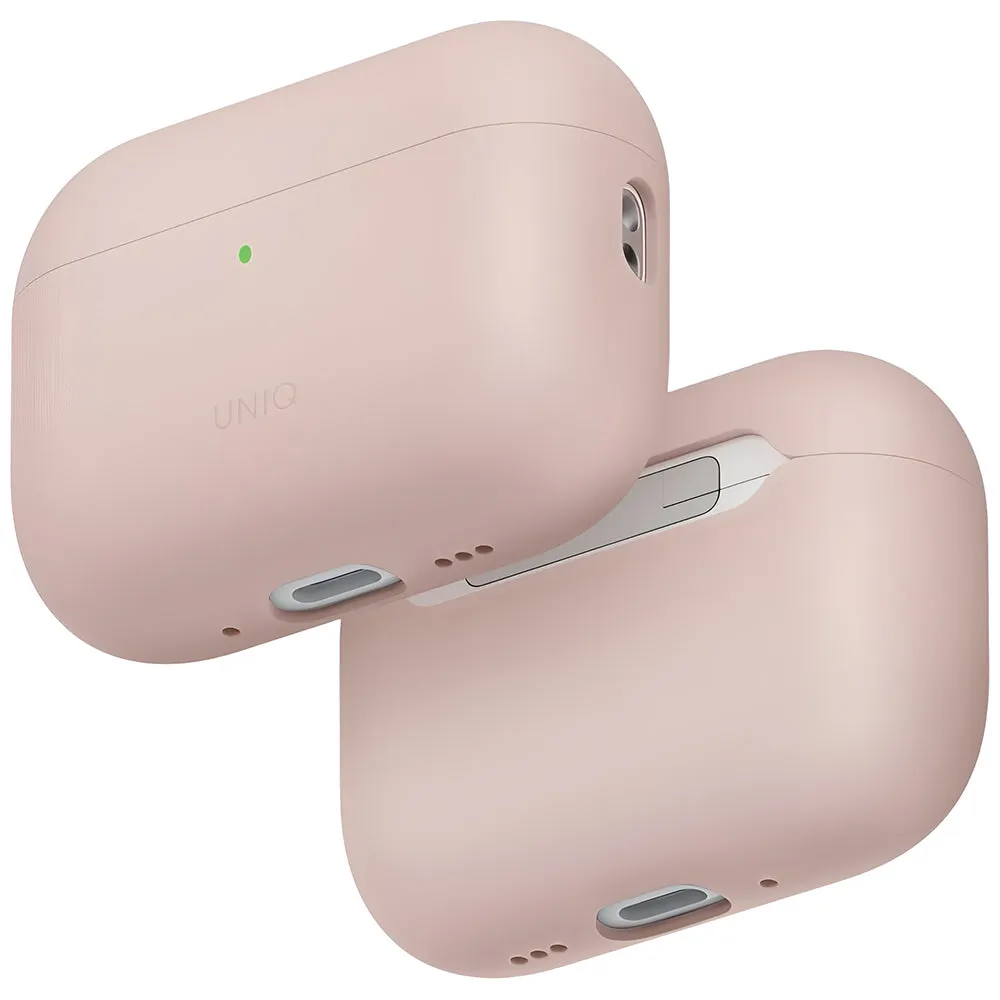Custodia UNIQ Lino per Apple AirPods Pro 3, Rosa - immagine 1