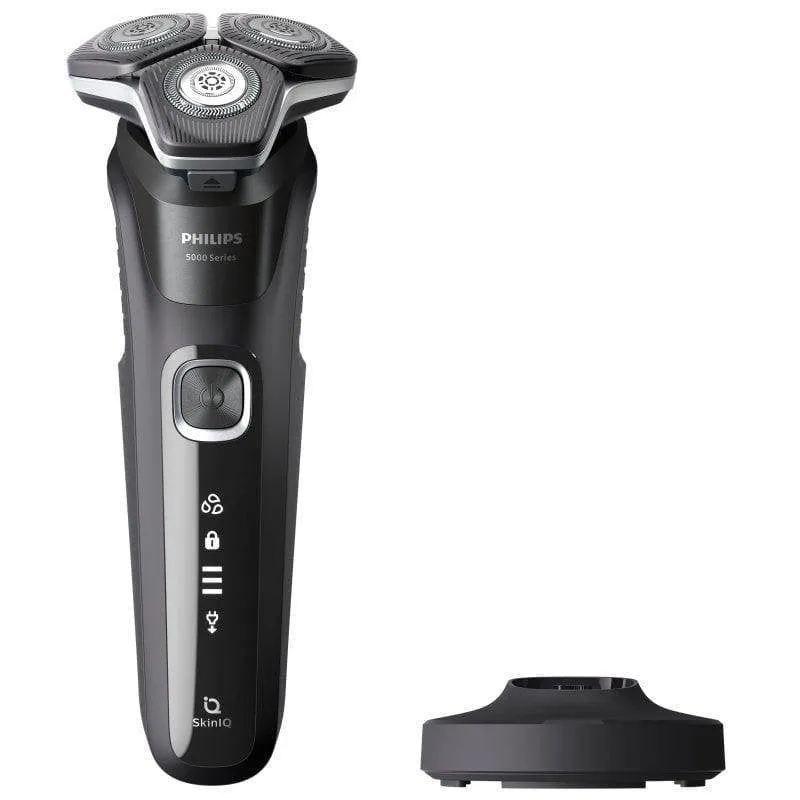 Rasoio Elettrico Viso Philips Shaver Series 5000 S5898/25 Senza Filo 60min Funzionamento a Umido Testine Flessibili Ricarica Rapida - immagine 1