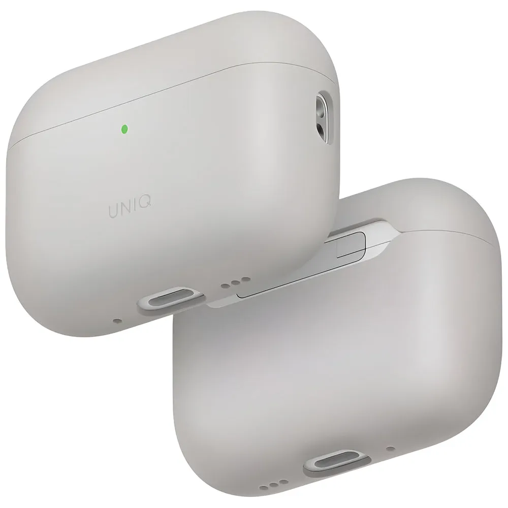 Custodia UNIQ Lino per Apple AirPods Pro 3, Beige - immagine 1