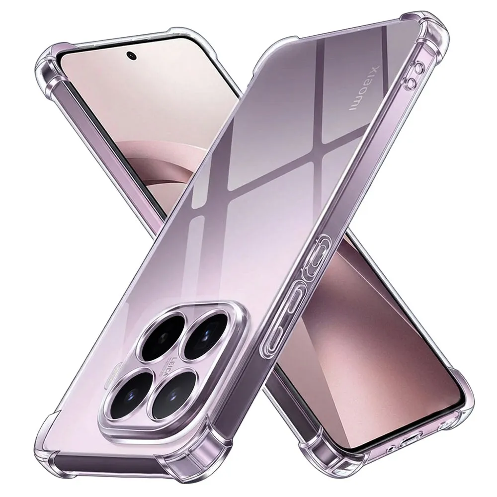 Custodia per Xiaomi 17T, Techsuit, Shockproof Clear, Trasparente - immagine 1