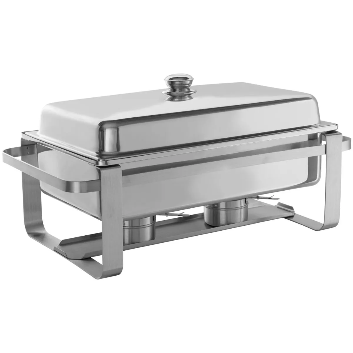 VEGA Chafing Dish Niles GN 1/1; GN 1/1, 9000 ml, 64x35x34 cm (LxPxH); argento; rettangolare - immagine 1