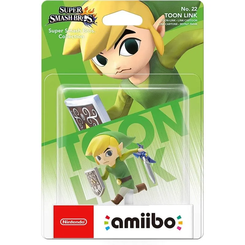 Figura Amiibo Nintendo Super Smash Bros Toon Link - immagine 1