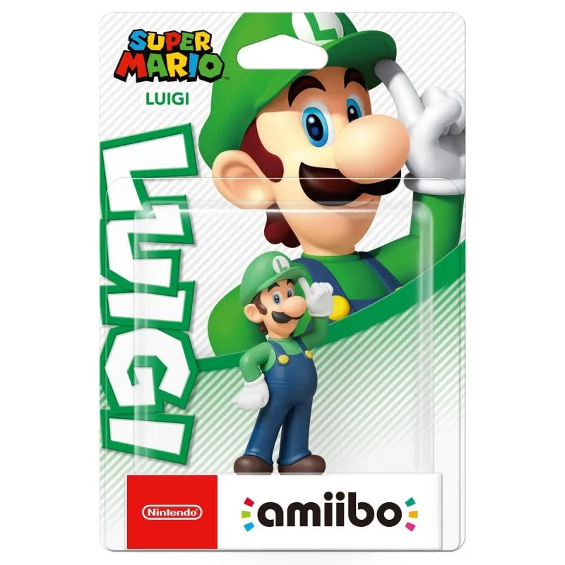 Figura di Luigi della serie Nintendo Amiibo Super Mario - immagine 1