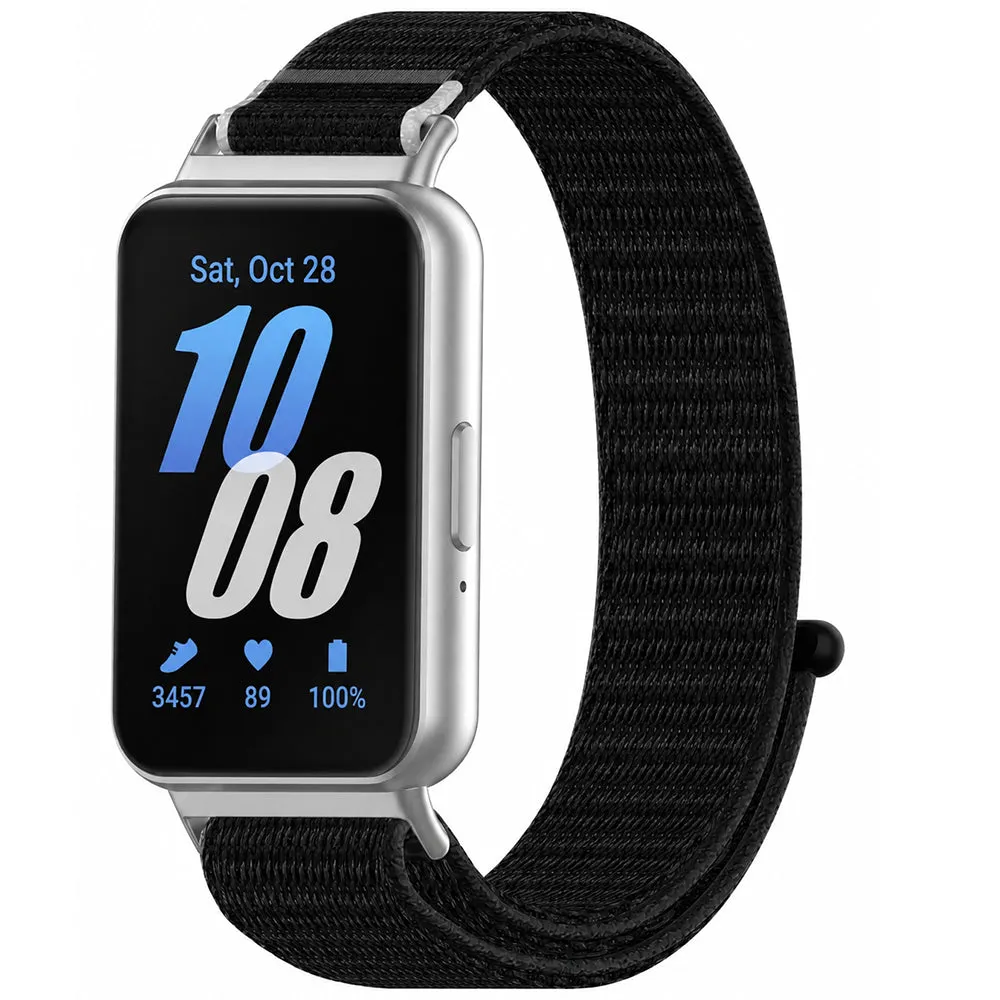 Cinturino Techsuit W087 per Samsung Galaxy Fit3 R39M, Nero - immagine 1