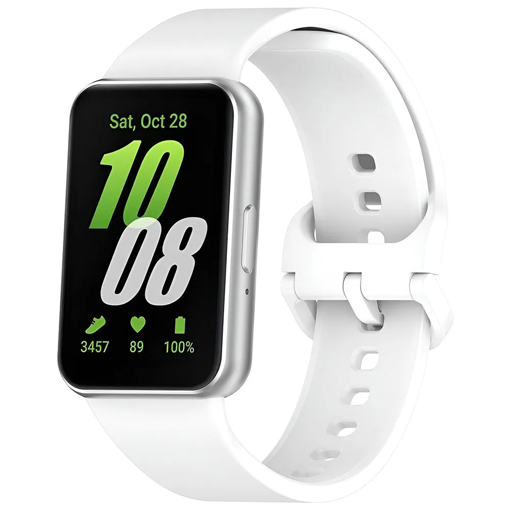 Cinturino Techsuit W086 per Samsung Galaxy Fit3 R39M, Bianco - immagine 1