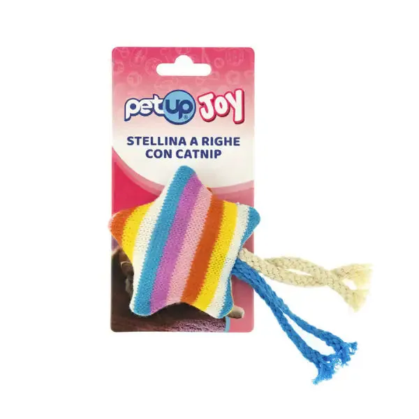 Gioco con erba gatta per gatti in tessuto PetUp Joy Stellina - Giochi per gatti - immagine 1
