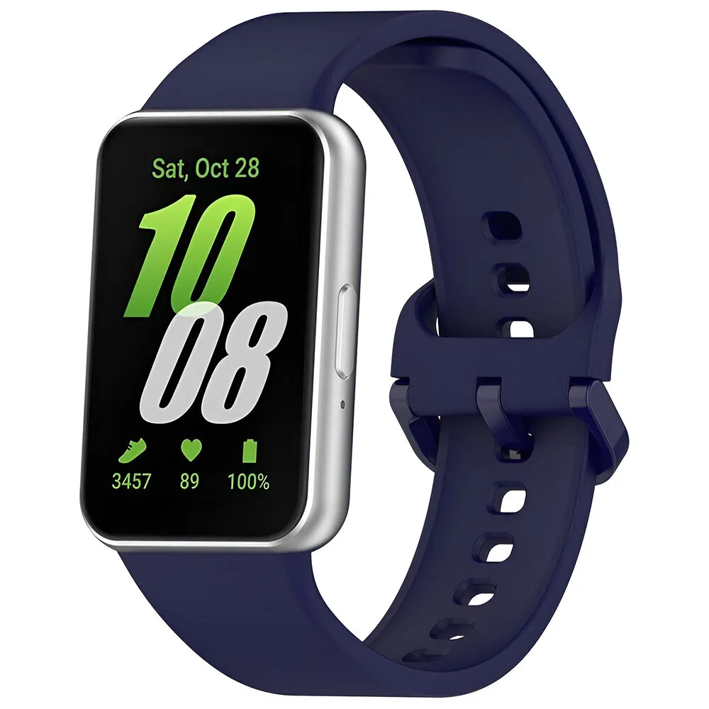 Cinturino Techsuit W086 per Samsung Galaxy Fit3 R39M, Blu Navy - immagine 1