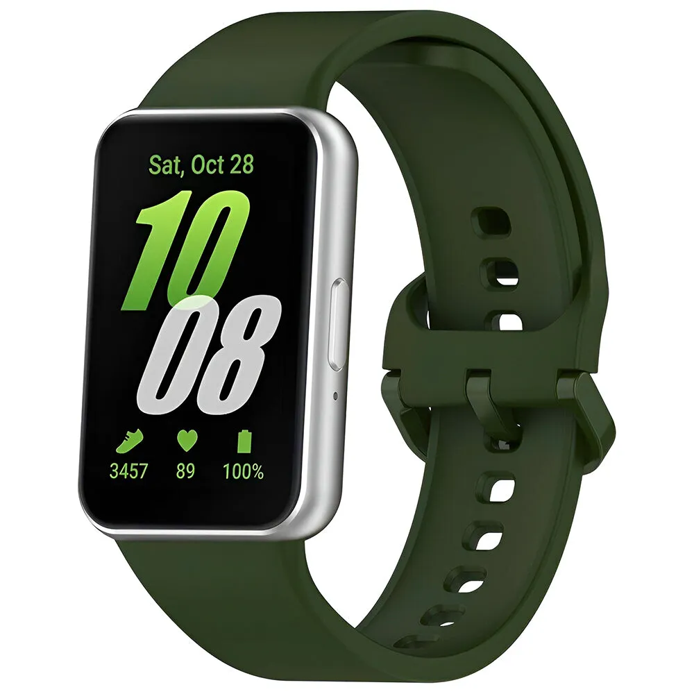 Cinturino Techsuit W086 per Samsung Galaxy Fit3 R39M, Verde - immagine 1