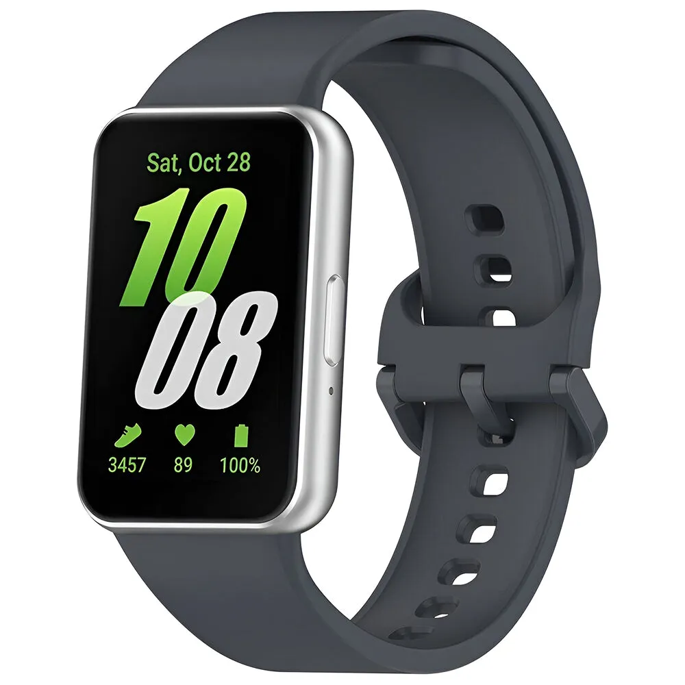 Cinturino Techsuit W086 per Samsung Galaxy Fit3 R39M, Grigio - immagine 1