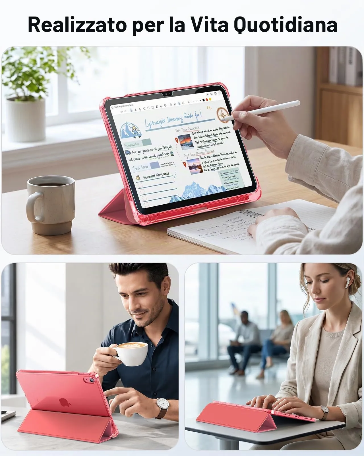 FINTIE Cover & Pellicola per iPad (A16) 11ª/10ª Gen 2025/2022 (11"/10,9") - immagine 8