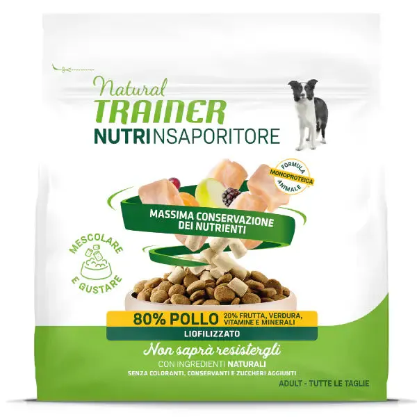 Natural Trainer Freeze Dried Nutrinsaporitore All breeds Pollo 120 gr (scadenza 06/07/2026) - immagine 1