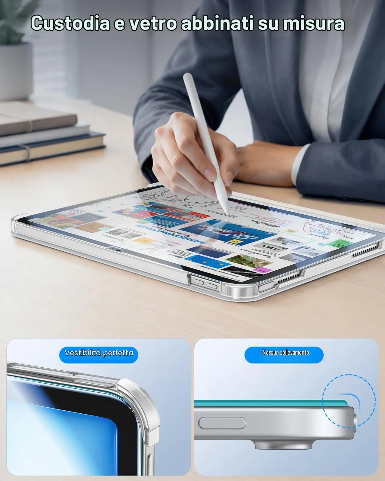 FINTIE Cover & Pellicola per iPad (A16) 11ª/10ª Gen 2025/2022 (11"/10,9") - immagine 3