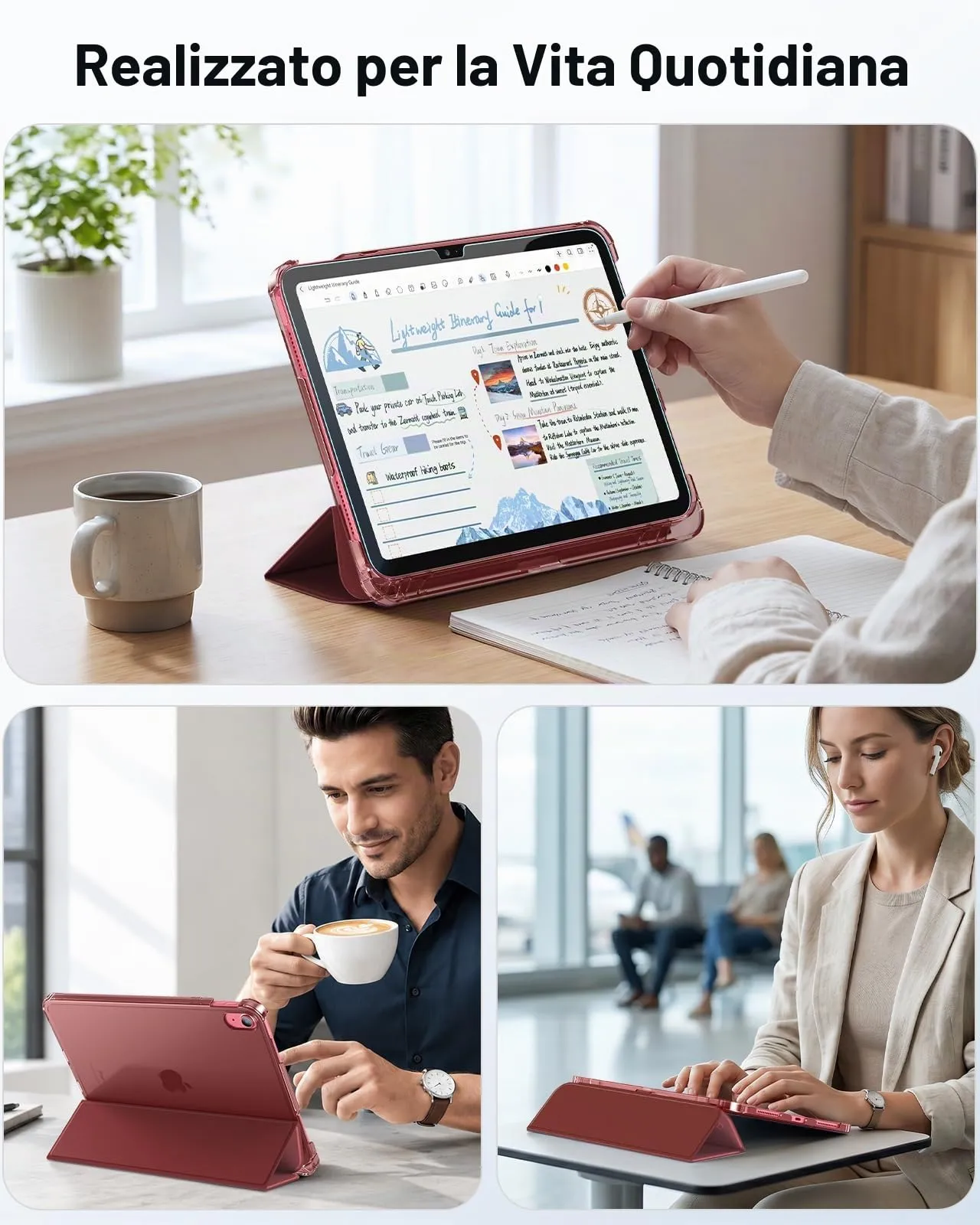 FINTIE Cover & Pellicola per iPad (A16) 11ª/10ª Gen 2025/2022 (11"/10,9") - immagine 8