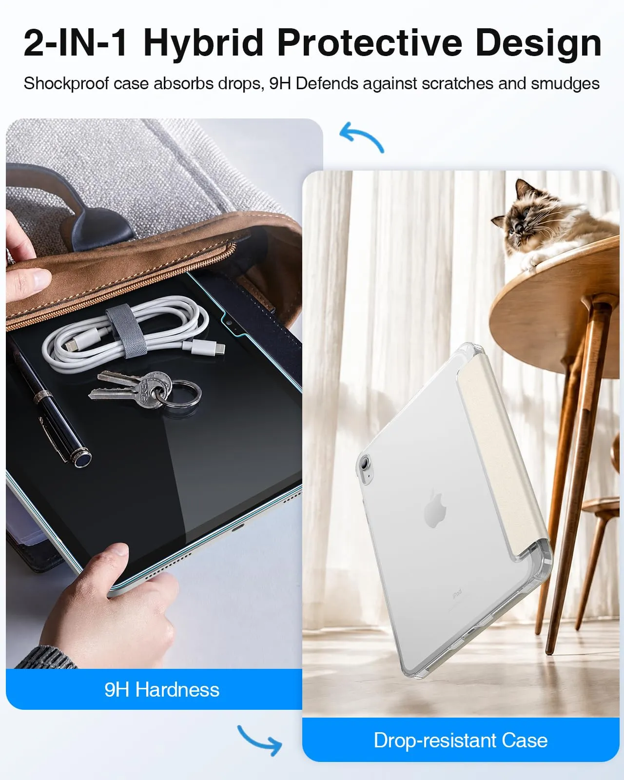 FINTIE Cover & Pellicola per iPad (A16) 11ª/10ª Gen 2025/2022 (11"/10,9") - immagine 4