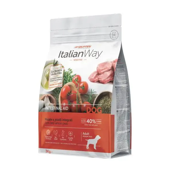 ItalianWay Medium/Maxi Adult Intestinal Maiale e piselli 3 kg - Croccantini per cani - immagine 1