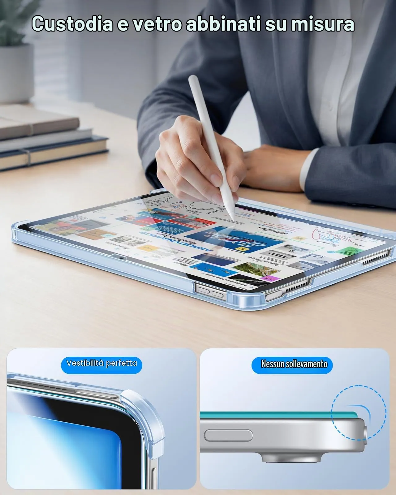 FINTIE Cover & Pellicola per iPad (A16) 11ª/10ª Gen 2025/2022 (11"/10,9") - immagine 3
