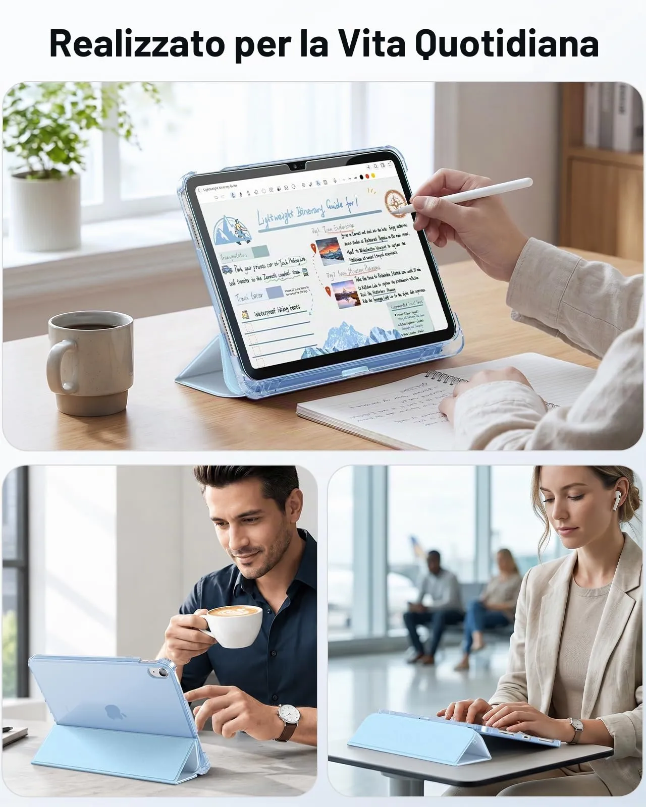 FINTIE Cover & Pellicola per iPad (A16) 11ª/10ª Gen 2025/2022 (11"/10,9") - immagine 8