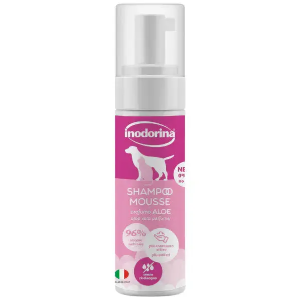 Inodorina Shampoo Mousse a Secco 250 ml Aloe - immagine 1