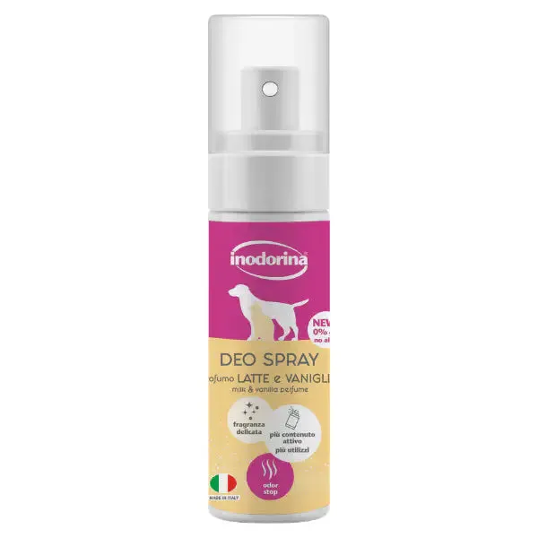 Inodorina Deo Spray Deodorante 150 ml Latte e vaniglia - immagine 1