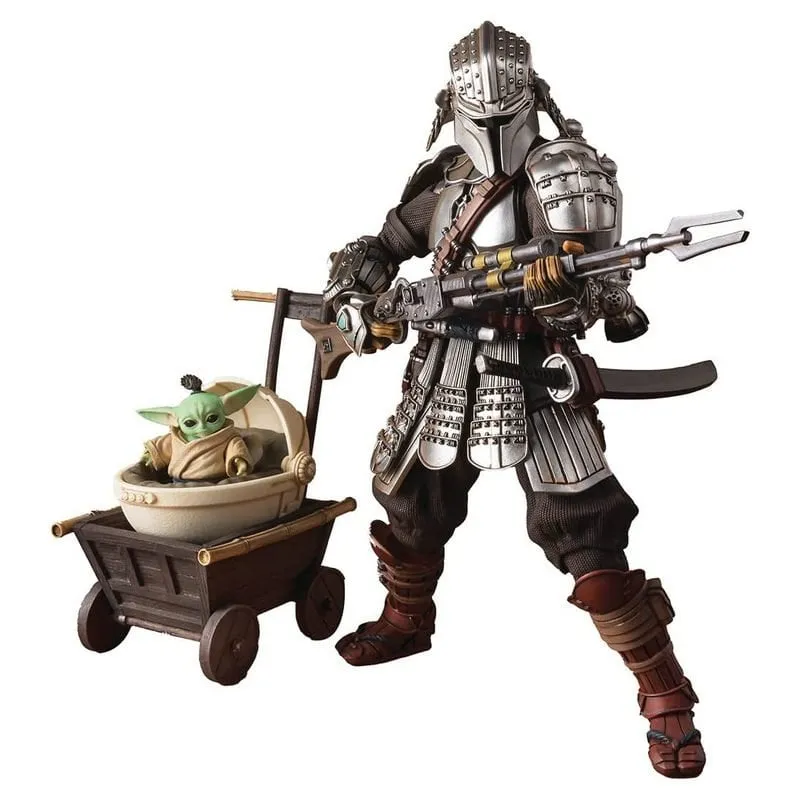 Tamashii Nations Meisho Realizzazione film Star Wars Ronin Mandalorian Beskar Armatura con Grogu 18,5 cm - immagine 1