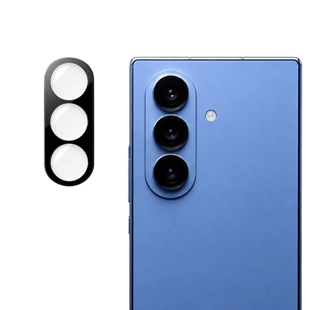 Pellicola protettiva per fotocamera posteriore Techsuit per Samsung Galaxy Z Fold8 Ultra F976, vetro temperato, nero - immagine 1