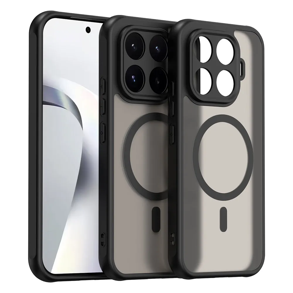 Custodia MagSafe per Xiaomi 17T, Techsuit, HaloFrost II, Nera - immagine 1