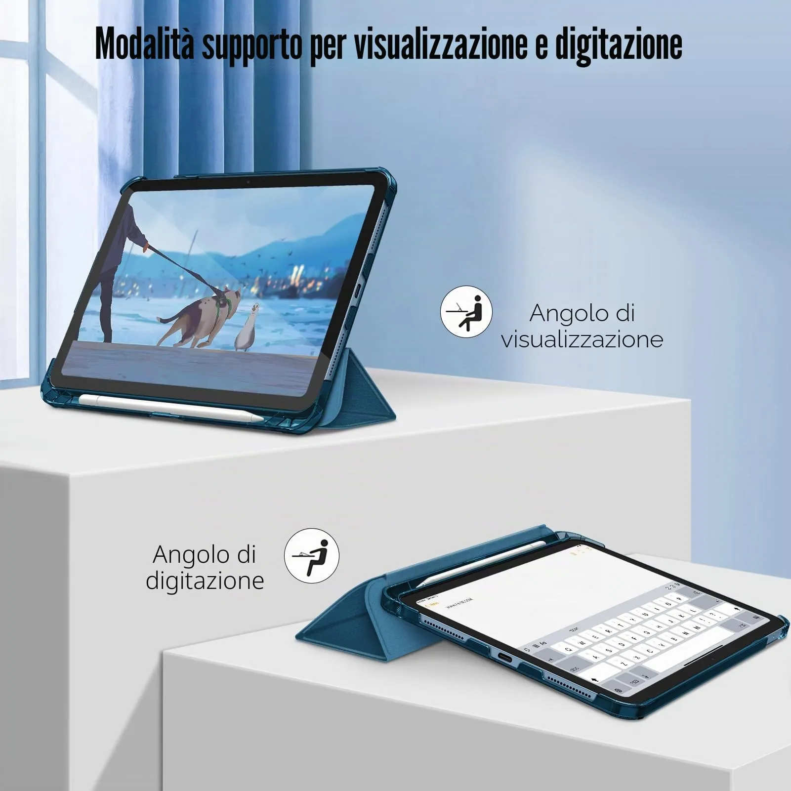 FINTIE Cover & Pellicola per iPad (A16) 11ª/10ª Gen 2025/2022 (11"/10,9") - immagine 3