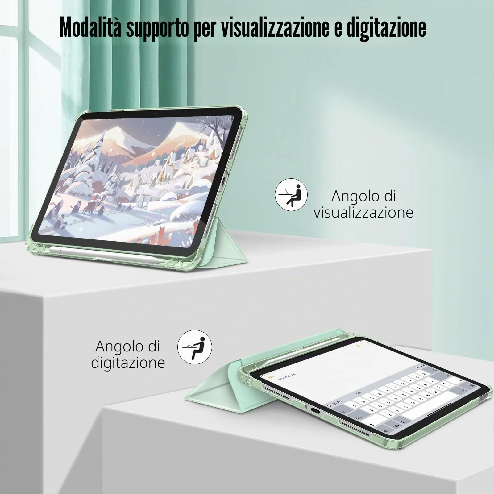 FINTIE Cover & Pellicola per iPad (A16) 11ª/10ª Gen 2025/2022 (11"/10,9") - immagine 3