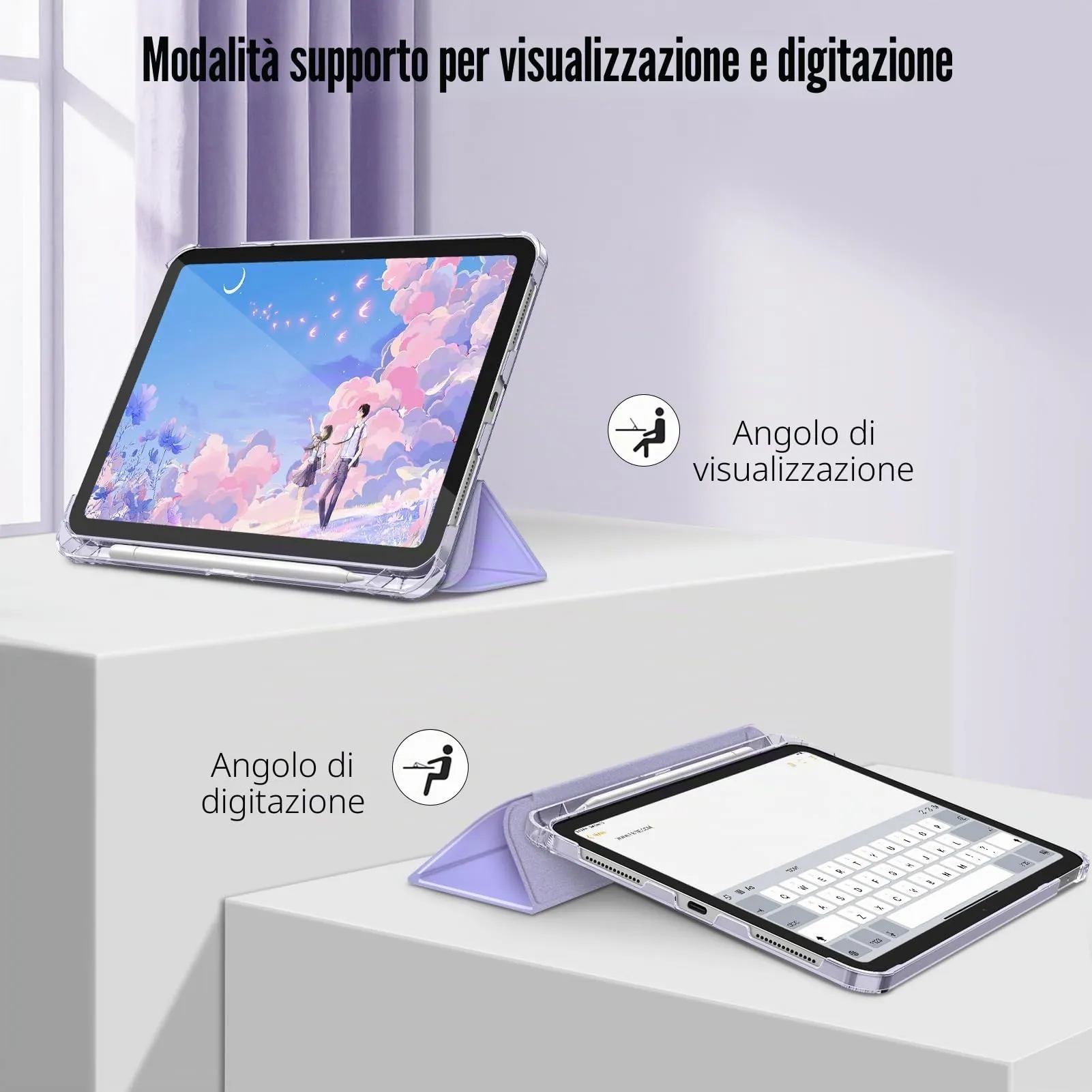 FINTIE Cover & Pellicola per iPad (A16) 11ª/10ª Gen 2025/2022 (11"/10,9") - immagine 3