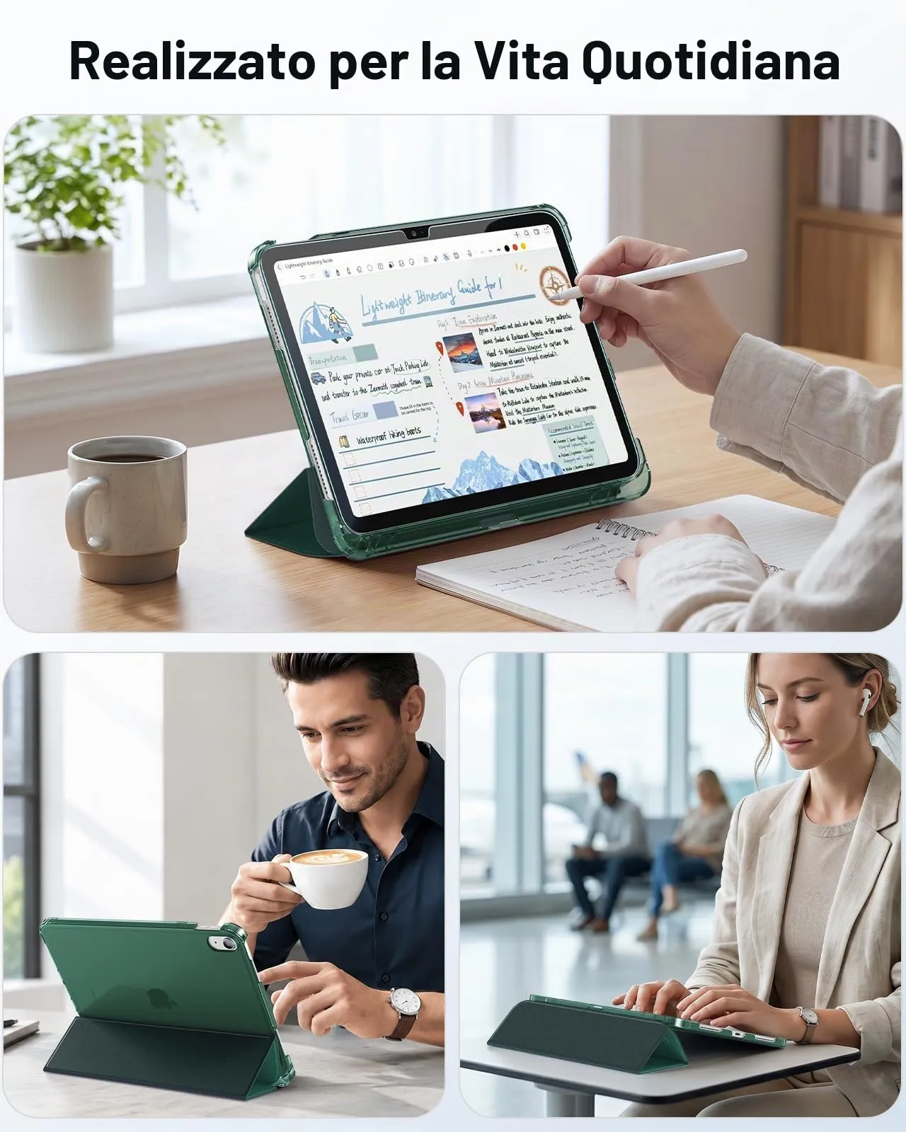 FINTIE Cover & Pellicola per iPad (A16) 11ª/10ª Gen 2025/2022 (11"/10,9") - immagine 8