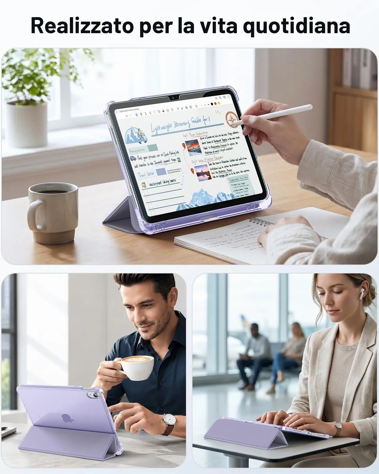 FINTIE Cover & Pellicola per iPad (A16) 11ª/10ª Gen 2025/2022 (11"/10,9") - immagine 8