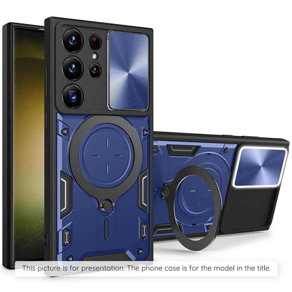 Custodia per Samsung Galaxy Z Flip8 F776, Techsuit, CamGuard Pro, Blu - immagine 1