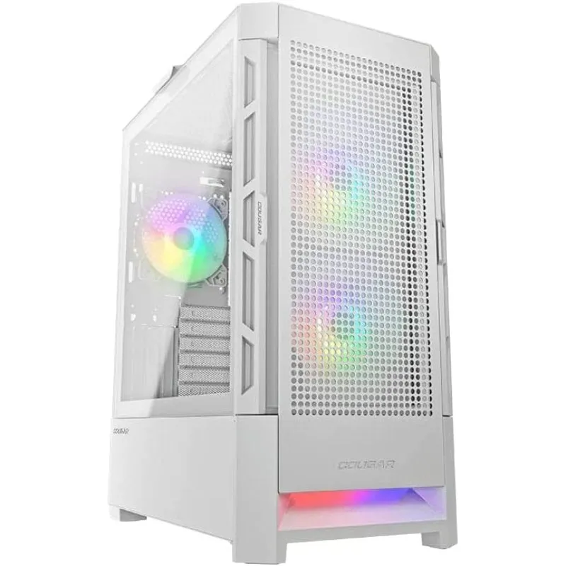 Cougar AirFace RGB Mid Tower Vetro temperato USB 3.0 Bianco - immagine 1