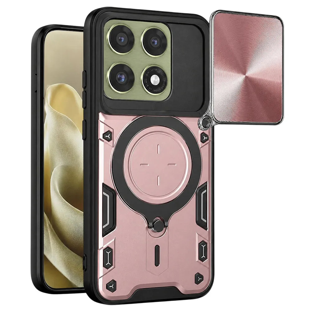 Custodia per Motorola Edge 70 Pro, Techsuit, CamGuard Pro, Rosa Dorato - immagine 1