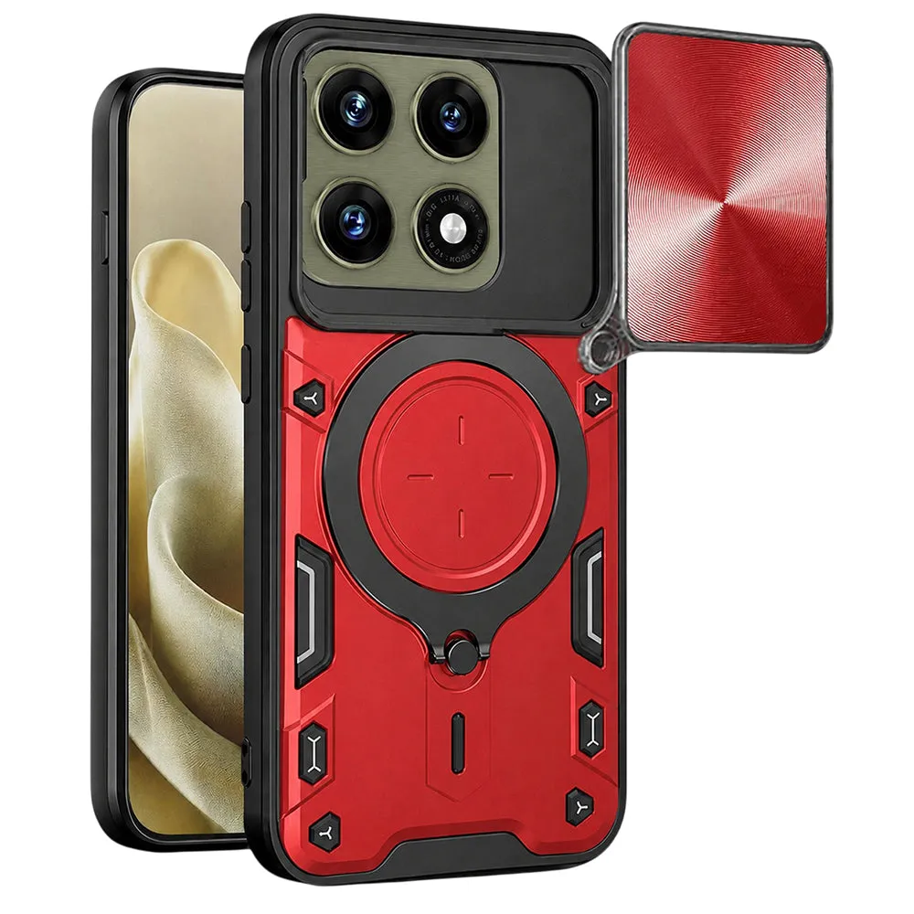 Custodia per Motorola Edge 70 Pro, Techsuit, CamGuard Pro, Rossa - immagine 1