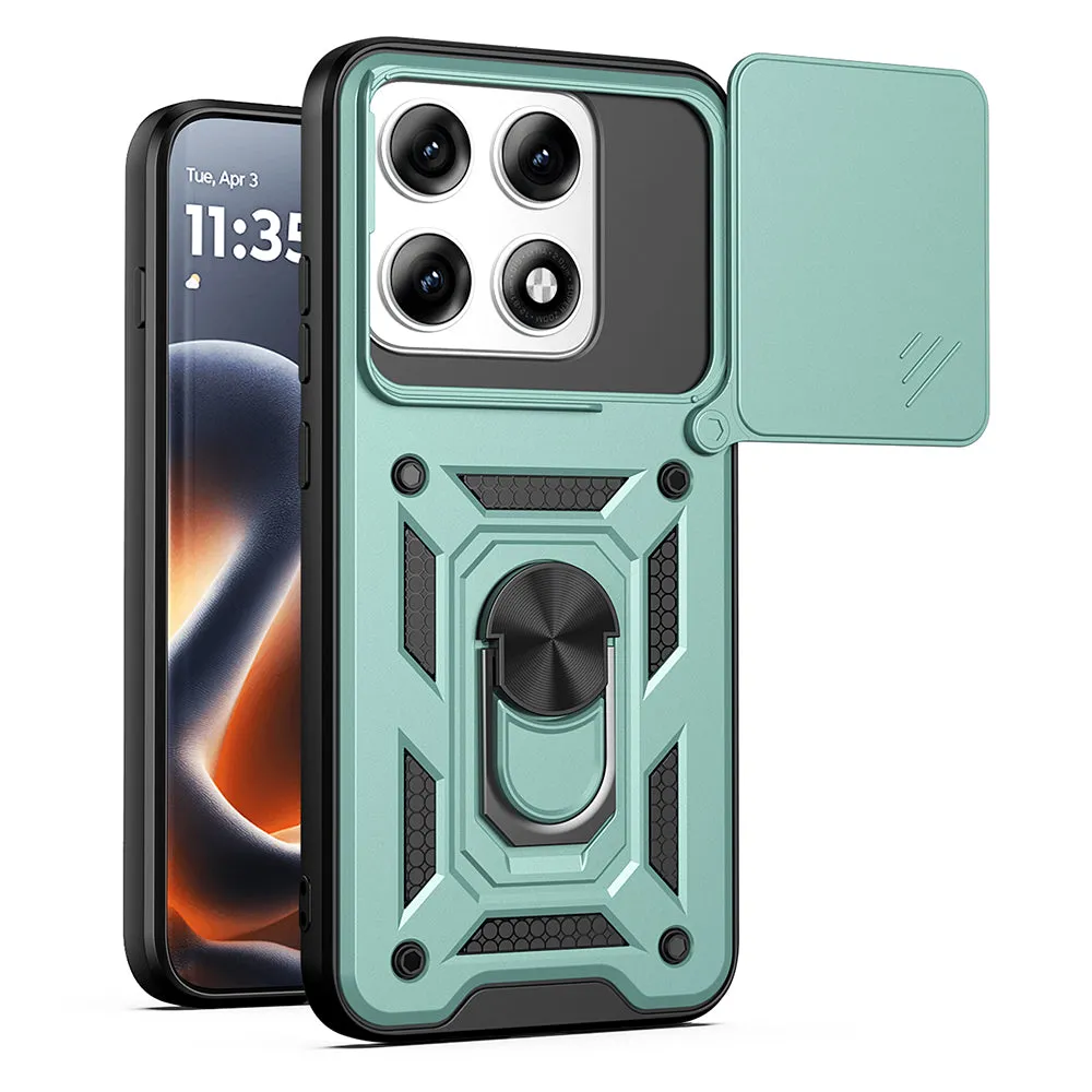 Custodia per Motorola Edge 70 Pro, Techsuit, CamShield, Verde - immagine 1