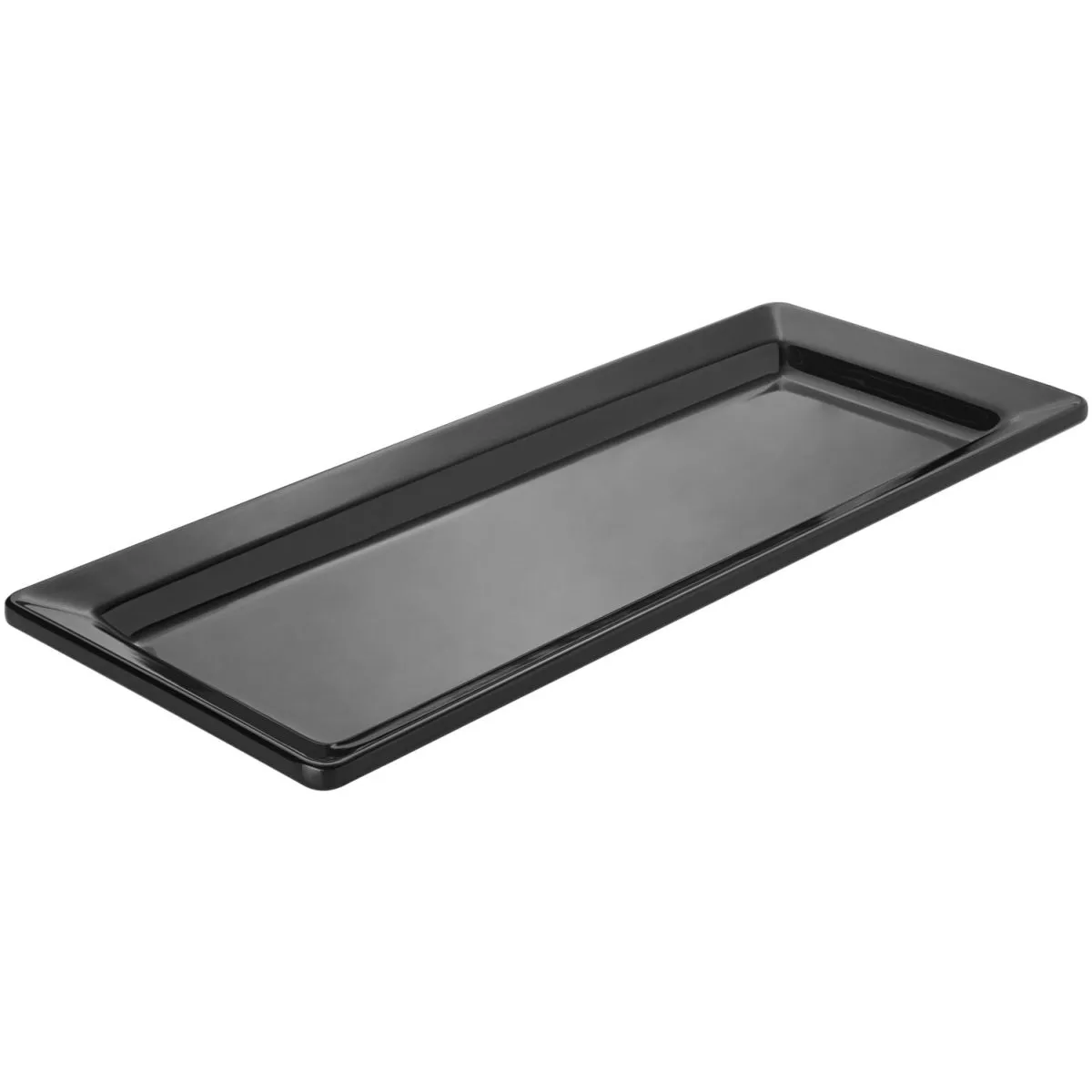 VEGA Vassoio buffet Melamin GN 1,5/4; GN 1.5/4, 39.7x16.2x3 cm (LxLxP); nero - immagine 1