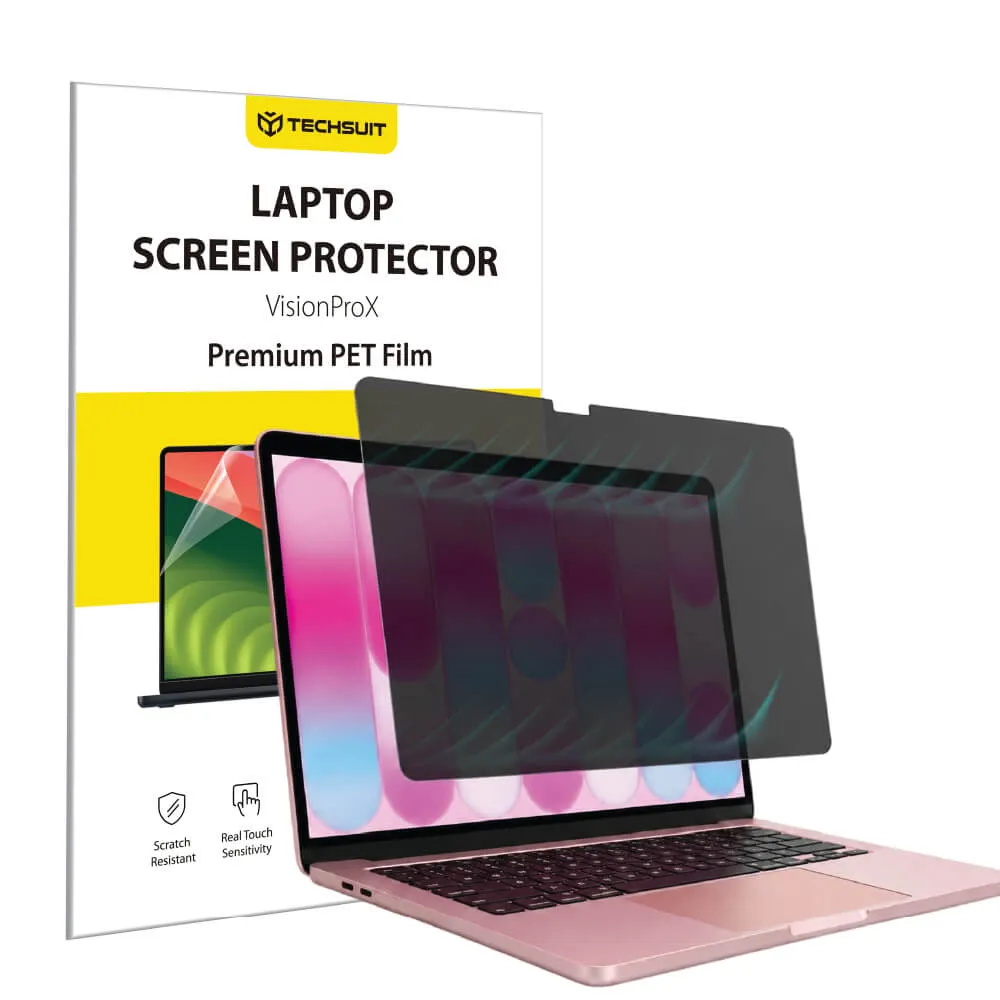 Pellicola Protettiva Schermo Privacy Techsuit VisionProX Magnetica per Apple MacBook Neo 13 pollici, Plastica - immagine 1