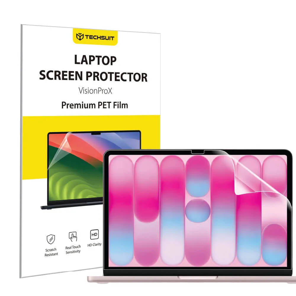 Pellicola Protettiva Schermo Opaca Anti Luce Blu Techsuit VisionProX per Apple MacBook Neo 13 pollici, Plastica - immagine 1