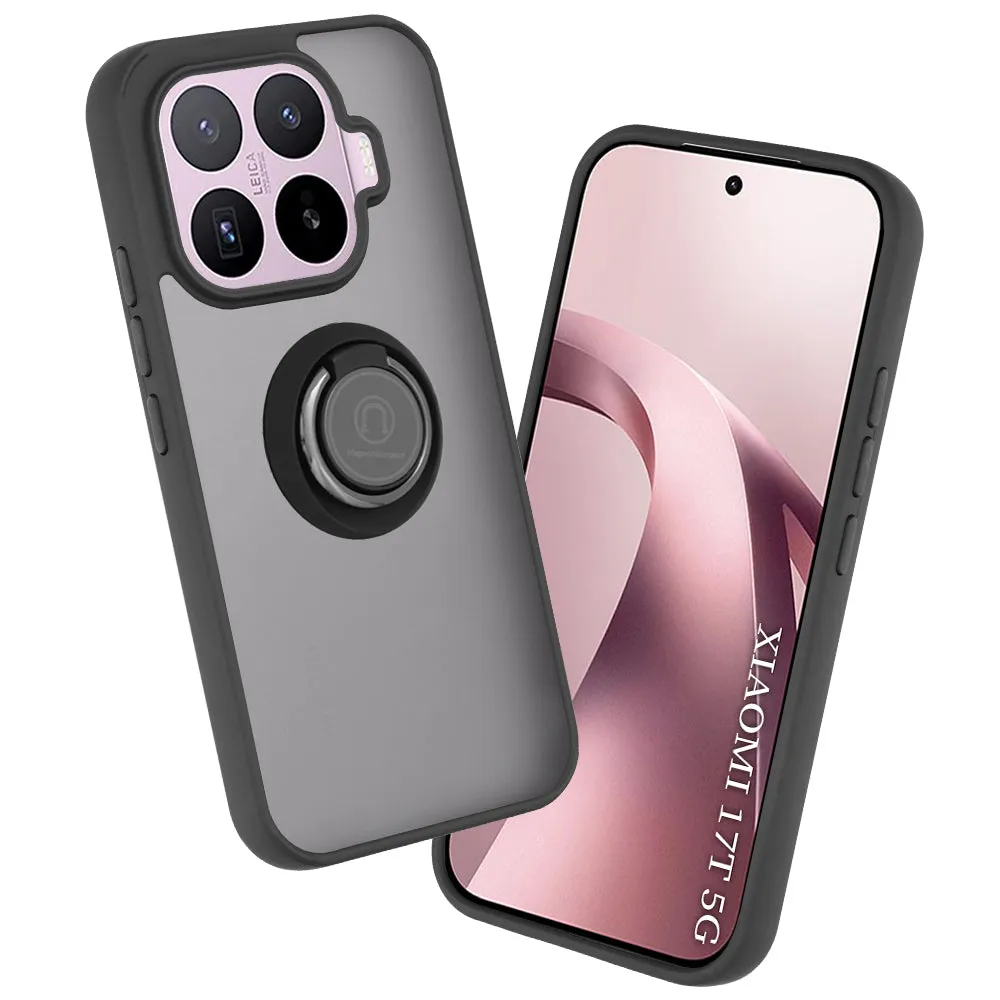 Custodia per Xiaomi 17T, Techsuit, Glinth, Nera - immagine 1