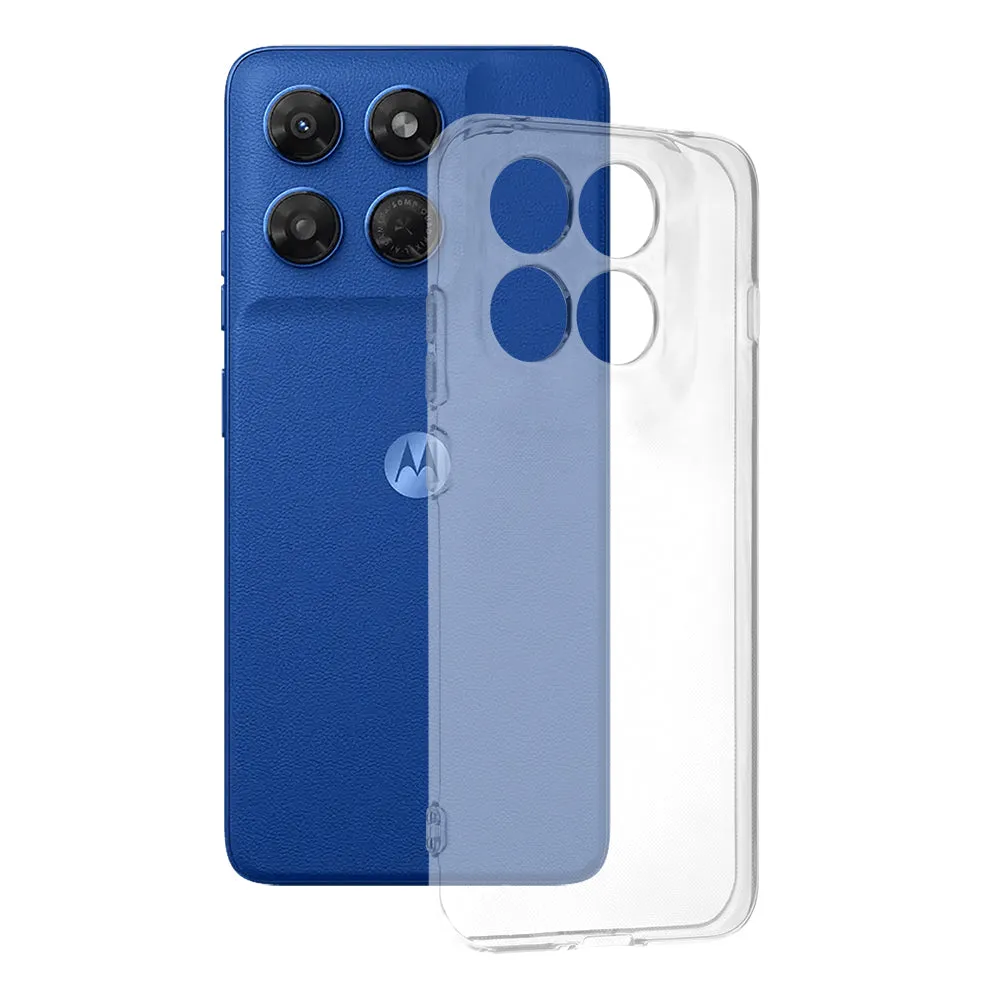 Custodia per Motorola Moto G47 / G37 Power / G37, Techsuit, Chiara, Trasparente - immagine 1