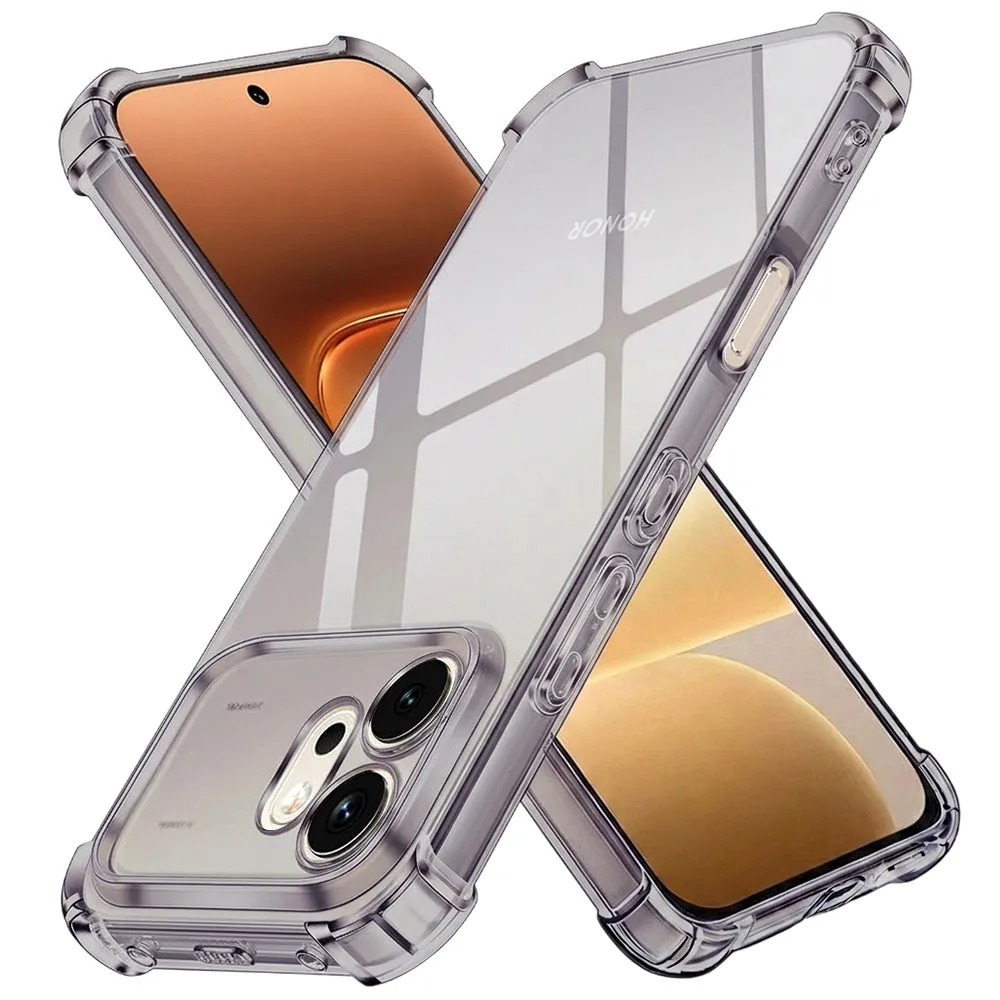 Custodia per Honor 600, Techsuit, Shockproof Clear, Fumè - immagine 1