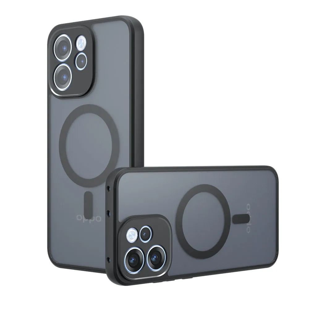 Custodia MagSafe per Oppo Reno15 FS / Reno15 F, Techsuit, PureFrost, Nero Satinato - immagine 1