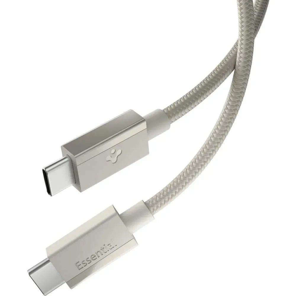 Cavo Dati e Ricarica USB-C - USB-C Spigen EB6015CC, 60W, 1,5m, Grigio Titanio ACA10419 - immagine 1