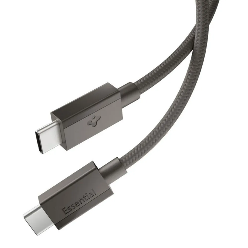 Cavo Dati e Ricarica USB-C - USB-C Spigen EB6015CC, 60W, 1,5m, Grigio ACA10418 - immagine 1