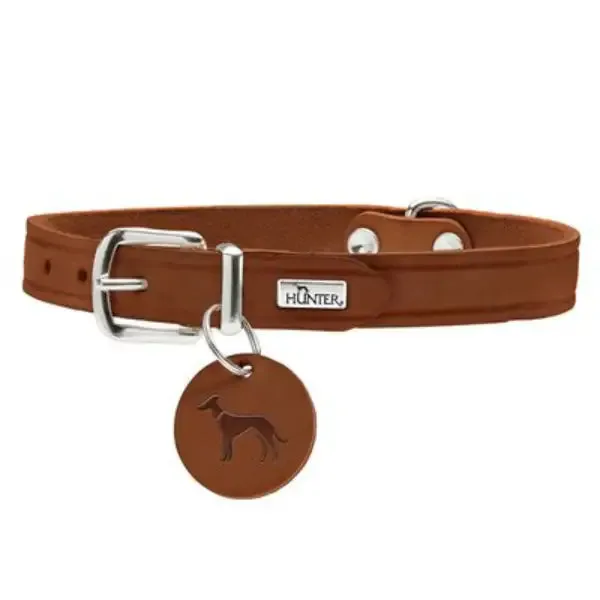 Collare Aalborg in cuoio di bovino Hunter Cognac 47 cm - immagine 1