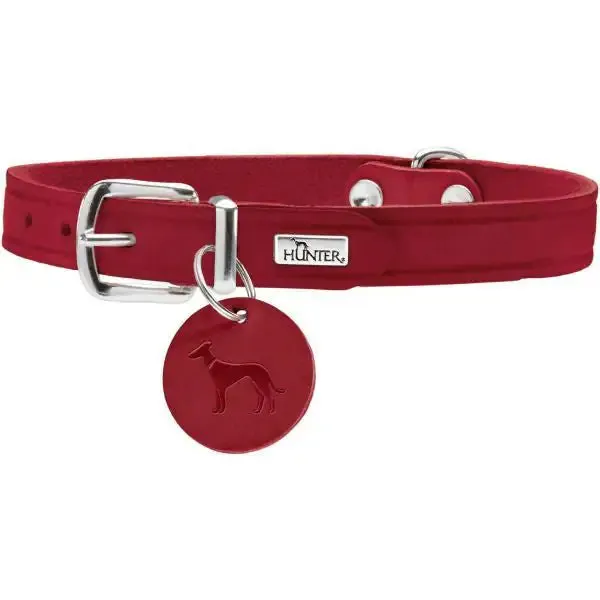 Collare Aalborg in cuoio di bovino Hunter Rosso 37 cm - immagine 1