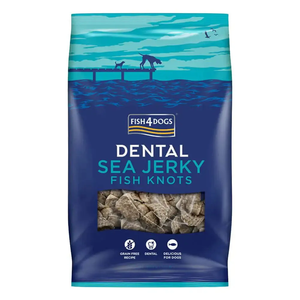 Fish4Dogs Sea Jerky Fish Knots (pelle essiccata) 100 gr - immagine 1